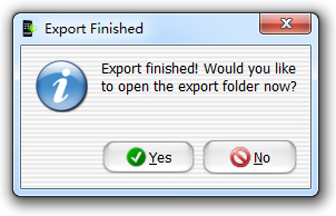 get the files exported from iphone