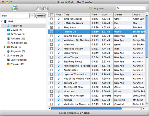 transfer music from ipod to mac free download